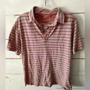 Faherty Isle Polo men’s medium, EUC, 100% organic cotton.